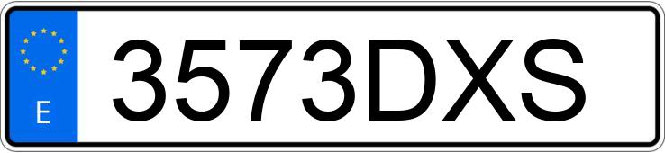 Numer rejestracyjny 3573DXS posiada AUDI Q7