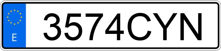 Numer rejestracyjny 3574CYN posiada MINI MINI