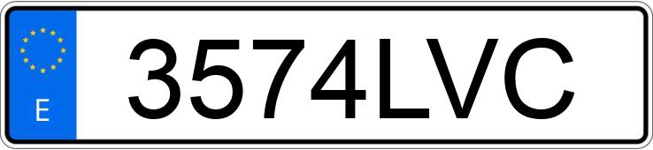 Numer rejestracyjny 3574LVC posiada FORD FOCUS