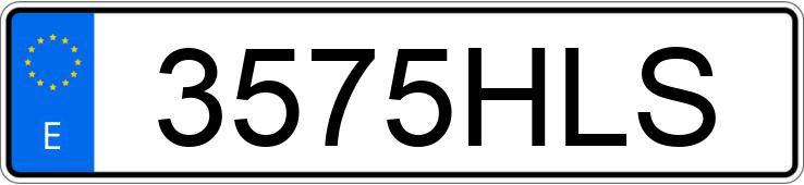 Numer rejestracyjny 3575HLS posiada DUCATI 696