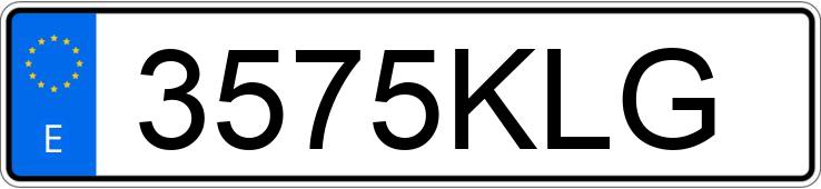 Numer rejestracyjny 3575KLG posiada PEUGEOT 208