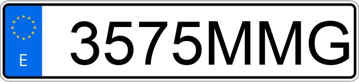 Numer rejestracyjny 3575MMG posiada DACIA DUSTER