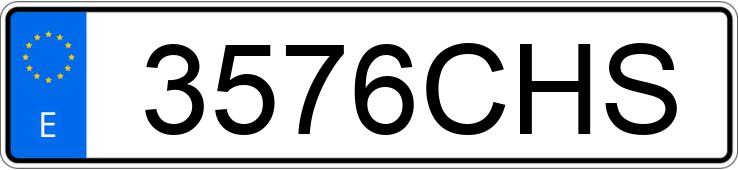 Numer rejestracyjny 3576CHS posiada CITROEN JUMPER