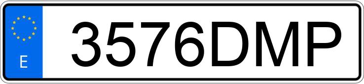 Numer rejestracyjny 3576DMP posiada HYUNDAI GETZ