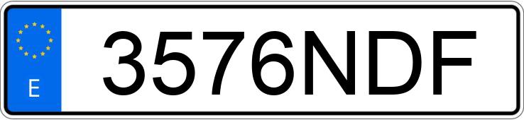 Numer rejestracyjny 3576NDF posiada HYUNDAI I10