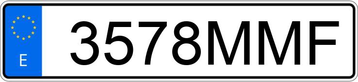 Numer rejestracyjny 3578MMF posiada MERCEDES CLA (117)