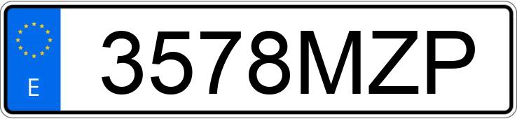 Numer rejestracyjny 3578MZP posiada SEAT LEON