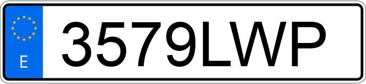 Numer rejestracyjny 3579LWP posiada PEUGEOT TWEET