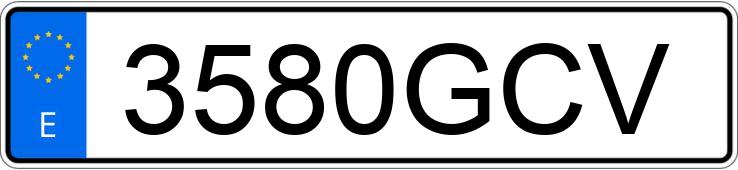 Numer rejestracyjny 3580GCV posiada RENAULT LAGUNA Numer rejestracyjny 3580GCV posiada RENAULT LAGUNA