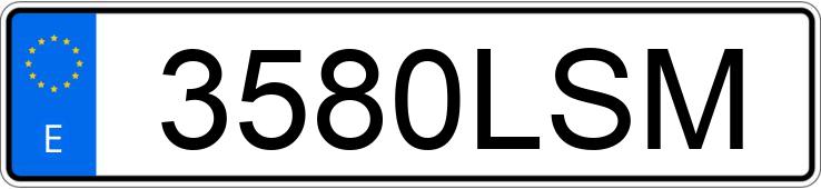 Numer rejestracyjny 3580LSM posiada ASTON MARTIN DBS