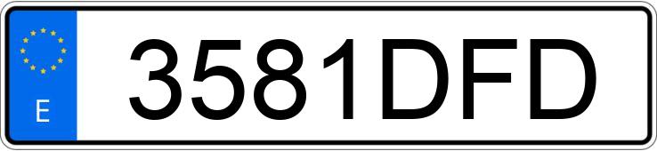 Numer rejestracyjny 3581DFD posiada BMW SERIE 3 Numer rejestracyjny 3581DFD posiada BMW SERIE 3