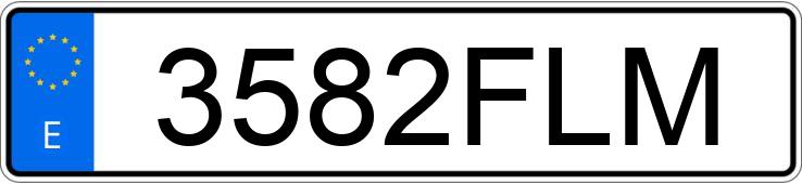 Numer rejestracyjny 3582FLM posiada OPEL CORSA