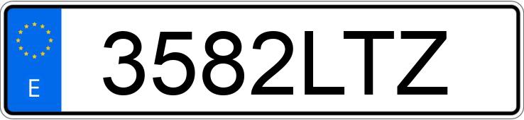 Numer rejestracyjny 3582LTZ posiada CITROEN C4