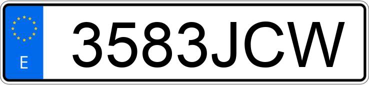 Numer rejestracyjny 3583JCW posiada OPEL INSIGNIA