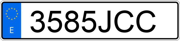 Numer rejestracyjny 3585JCC posiada BMW SERIE 3 Numer rejestracyjny 3585JCC posiada BMW SERIE 3