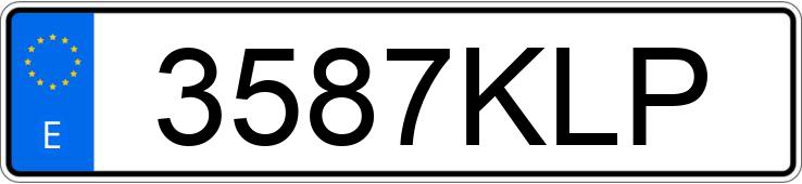 Numer rejestracyjny 3587KLP posiada AUDI A3 SPORTBACK Numer rejestracyjny 3587KLP posiada AUDI A3 SPORTBACK