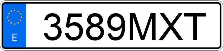 Numer rejestracyjny 3589MXT posiada BMW SERIE 2