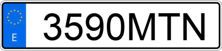 Numer rejestracyjny 3590MTN posiada TOYOTA C-HR