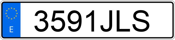 Numer rejestracyjny 3591JLS posiada VOLKSWAGEN PASSAT