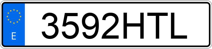 Numer rejestracyjny 3592HTL posiada DACIA DUSTER