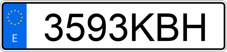 Numer rejestracyjny 3593KBH posiada BMW X3 Numer rejestracyjny 3593KBH posiada BMW X3