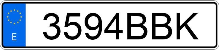 Numer rejestracyjny 3594BBK posiada RENAULT TRAFIC Numer rejestracyjny 3594BBK posiada RENAULT TRAFIC