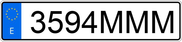 Numer rejestracyjny 3594MMM posiada AUDI A3 SPORTBACK Numer rejestracyjny 3594MMM posiada AUDI A3 SPORTBACK