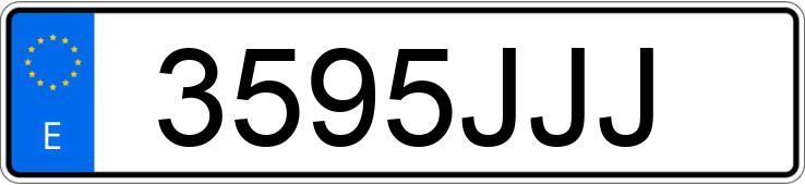 Numer rejestracyjny 3595JJJ posiada AUDI A5 SPORTBACK