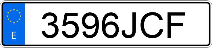 Numer rejestracyjny 3596JCF posiada PEUGEOT 308