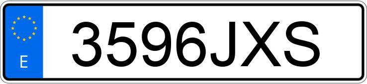 Numer rejestracyjny 3596JXS posiada VOLKSWAGEN POLO A-POLO PLUS 1.2 TSI 90 BMT