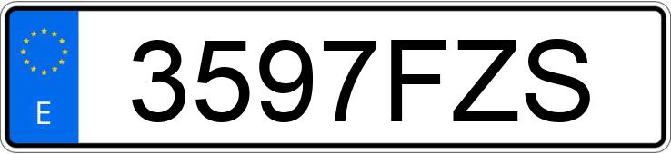 Numer rejestracyjny 3597FZS posiada RENAULT CLIO