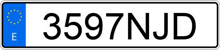 Numer rejestracyjny 3597NJD posiada SEAT LEON