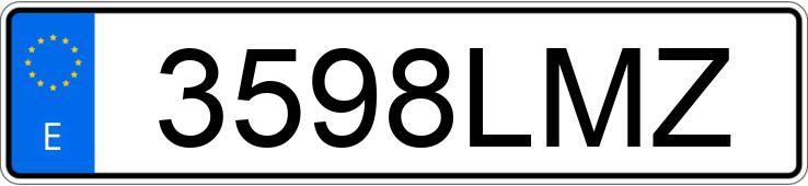 Numer rejestracyjny 3598LMZ posiada BENELLI MACIS