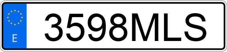 Numer rejestracyjny 3598MLS posiada LEXUS RX 450 H+