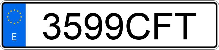 Numer rejestracyjny 3599CFT posiada BMW SERIE 3 Numer rejestracyjny 3599CFT posiada BMW SERIE 3