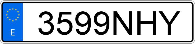 Numer rejestracyjny 3599NHY posiada RENAULT KANGOO MAXI Numer rejestracyjny 3599NHY posiada RENAULT KANGOO MAXI