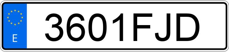 Numer rejestracyjny 3601FJD posiada AUDI A4 Numer rejestracyjny 3601FJD posiada AUDI A4