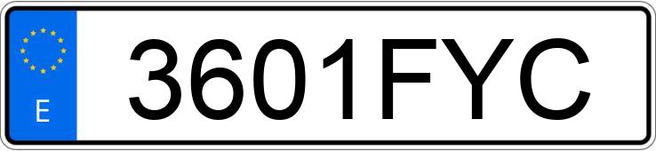 Numer rejestracyjny 3601FYC posiada CITROEN C4 GRAND PICASSO