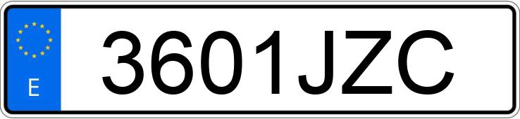 Numer rejestracyjny 3601JZC posiada MAN TGL