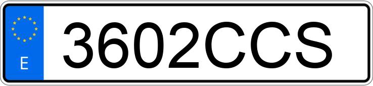 Numer rejestracyjny 3602CCS posiada FORD FOCUS