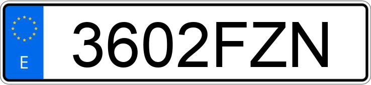 Numer rejestracyjny 3602FZN posiada CHEVROLET-GM AVEO