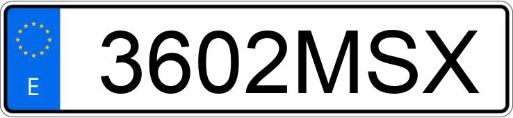 Numer rejestracyjny 3602MSX posiada HYUNDAI I20