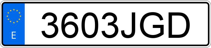 Numer rejestracyjny 3603JGD posiada KIA RIO