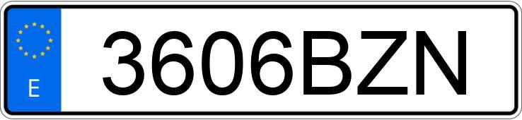 Numer rejestracyjny 3606BZN posiada FORD TRANSIT Numer rejestracyjny 3606BZN posiada FORD TRANSIT