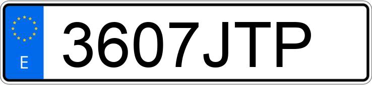 Numer rejestracyjny 3607JTP posiada CITROEN C-ELYSEE