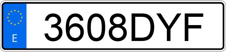 Numer rejestracyjny 3608DYF posiada FIAT SEICENTO Numer rejestracyjny 3608DYF posiada FIAT SEICENTO