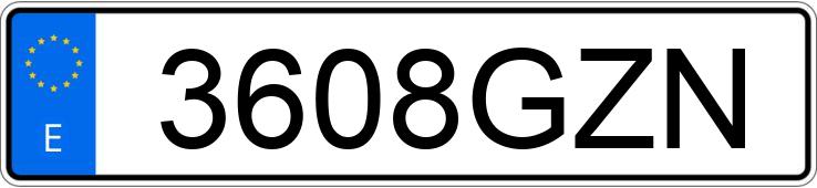 Numer rejestracyjny 3608GZN posiada RENAULT GRAND SCENIC Numer rejestracyjny 3608GZN posiada RENAULT GRAND SCENIC