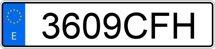 Numer rejestracyjny 3609CFH posiada TOYOTA AVENSIS Numer rejestracyjny 3609CFH posiada TOYOTA AVENSIS