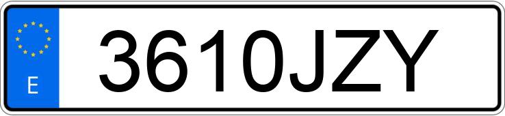 Numer rejestracyjny 3610JZY posiada TOYOTA AURIS Numer rejestracyjny 3610JZY posiada TOYOTA AURIS