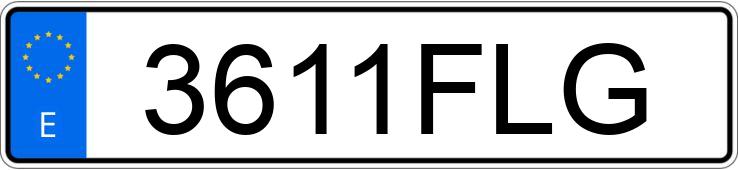 Numer rejestracyjny 3611FLG posiada FORD MONDEO